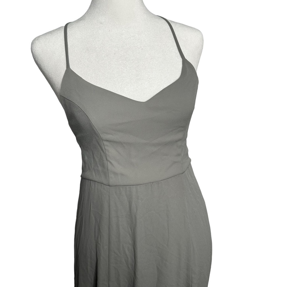 Show Me Your Mumu Godshaw Goddess Gown Dress Sage Crisp NEW - Picture 4 of 9